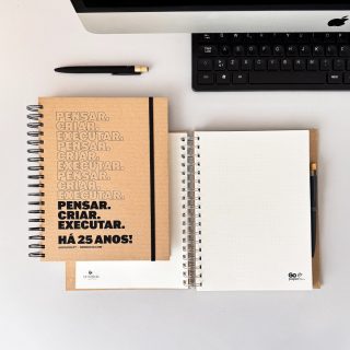 KraftDuo | Conjunto Caderno de Argolas c/ Esferográfica